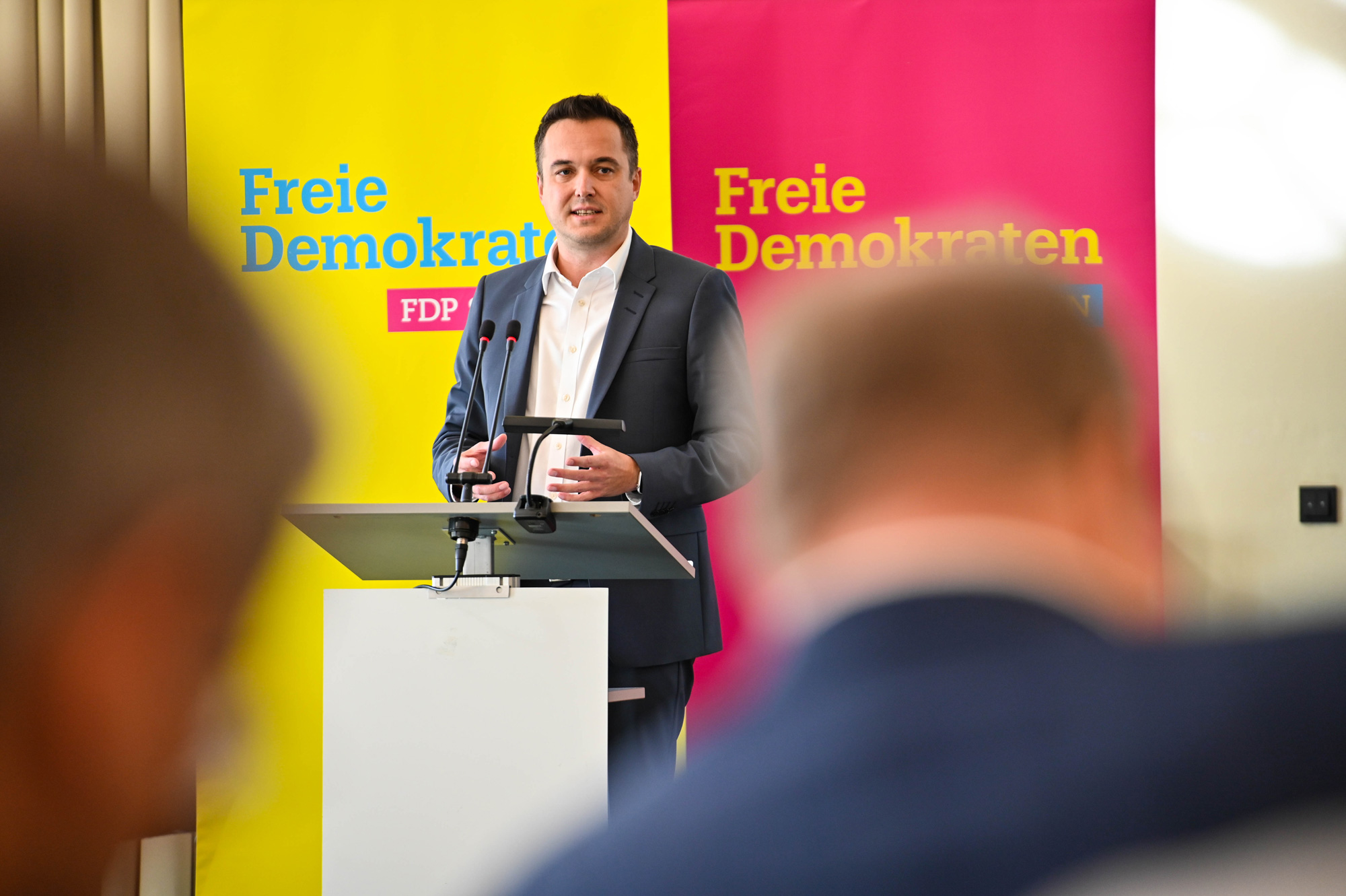 Robert Malorny bei der Wahlkreiskonferenz in Dresden