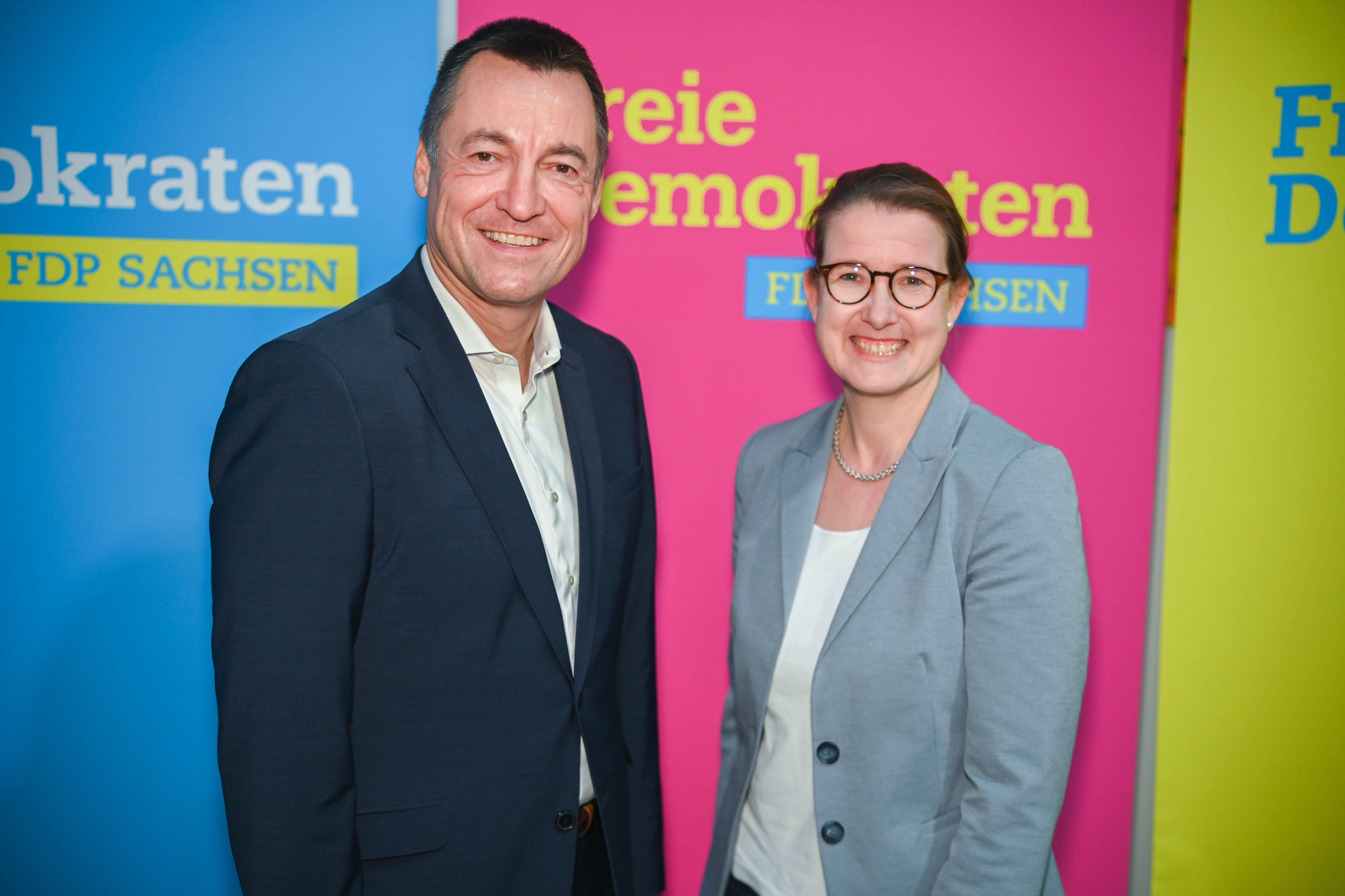 Torsten Herbst und Benita Horst kandidieren in den Wahlkreisen 158 und 159 für die Liberalen.
