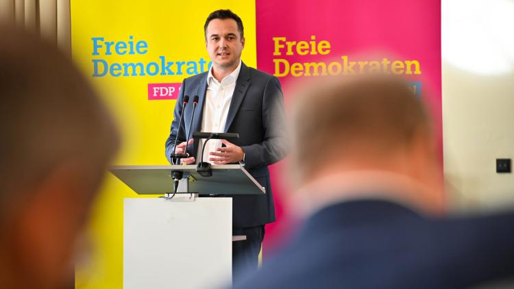 Robert Malorny bei der Wahlkreiskonferenz in Dresden