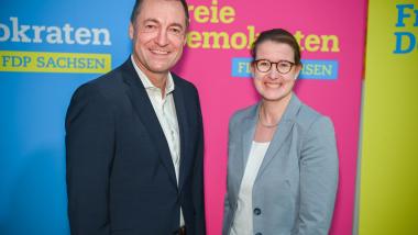 Torsten Herbst und Benita Horst kandidieren in den Wahlkreisen 158 und 159 für die Liberalen.